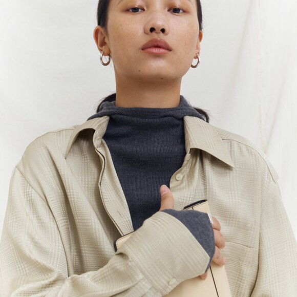 CHICJOC Limited Edition 100% Silk Jacquard Shirt | Size 38 - Picture 7 of 15